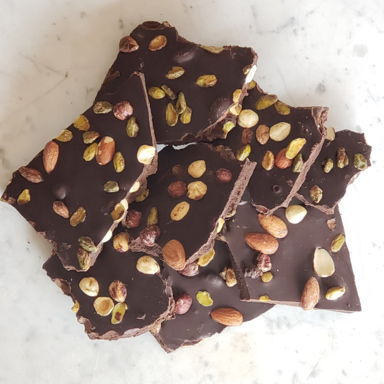 Raw Chocolate Sprouted Nuts Bark