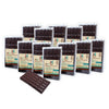 HNINA Organic Fairtrade Raw Dark Chocolate Madame Bars that are Free of sugar, emulsifier, dairy, preservatives and are enclosed into a wood cellulose compostable packaging. 
